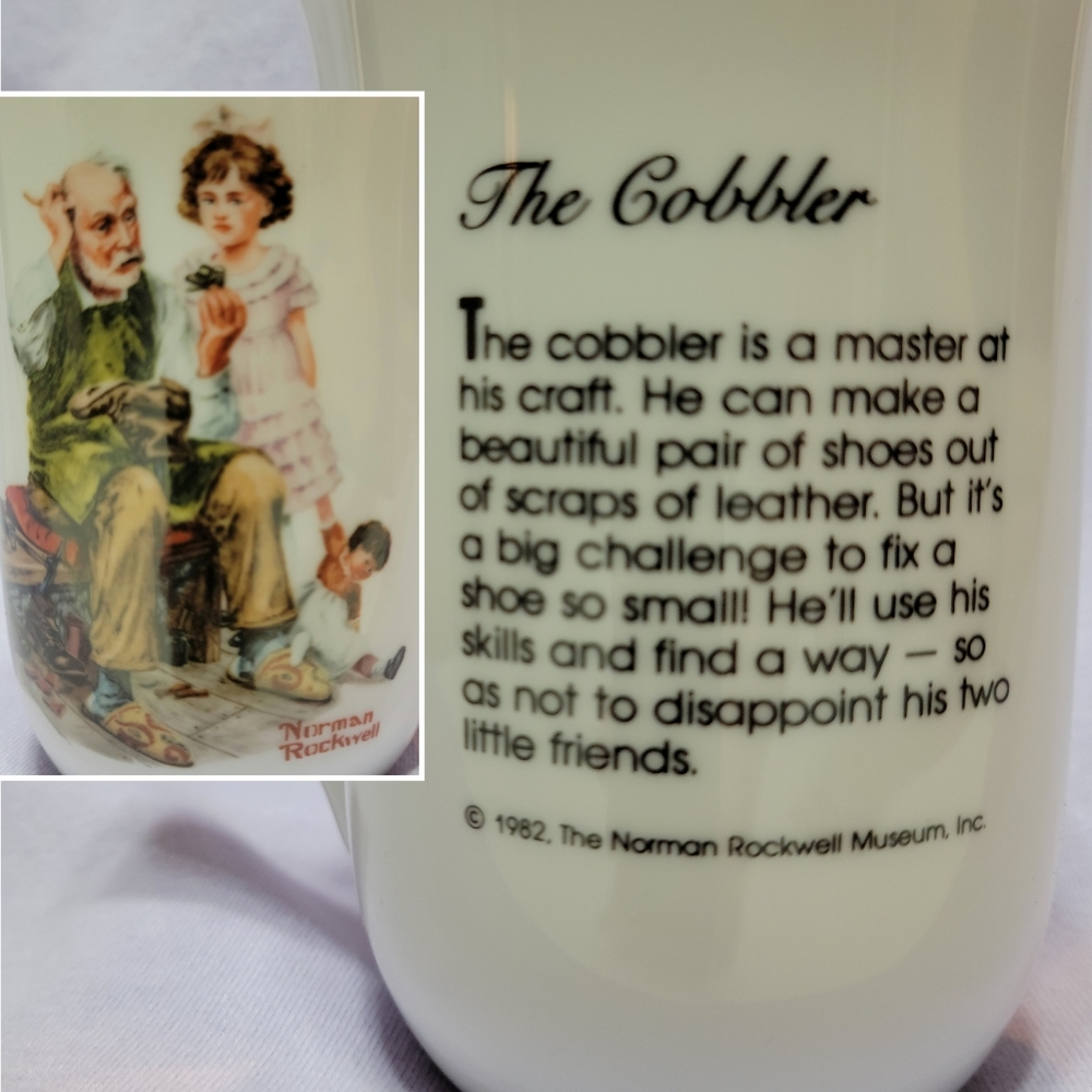 Norman Rockwell Book & Collector Cups - Picture 5 of 5